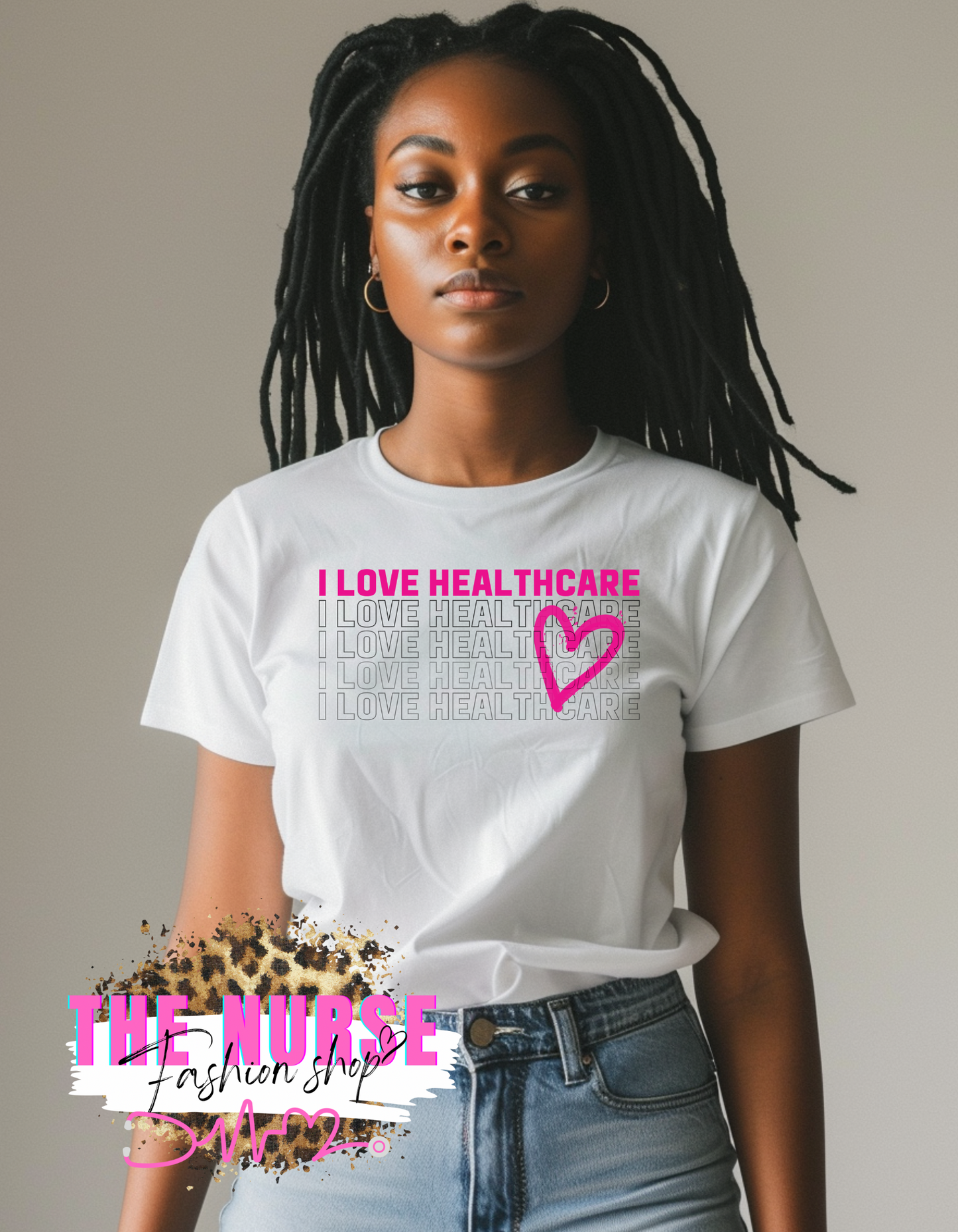 "I Love Healthcare" tshirt